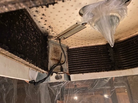 名古屋市中区大須 業務用エアコン Before