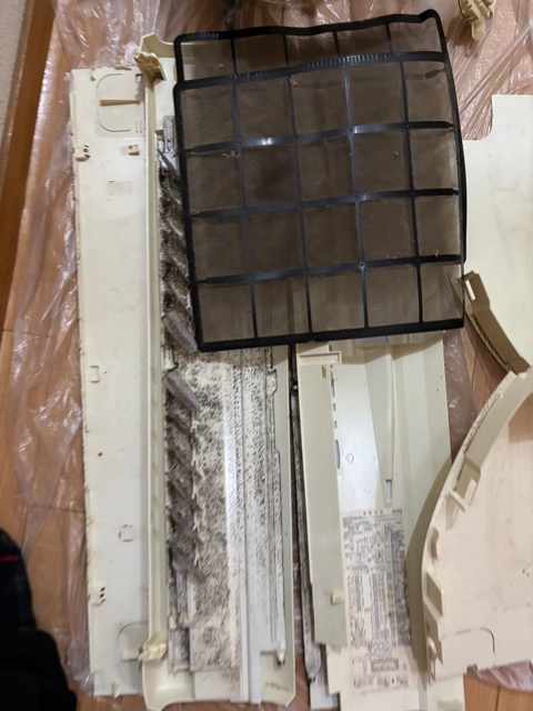 名古屋市中村区 中村公園 エアコンクリーニング Before