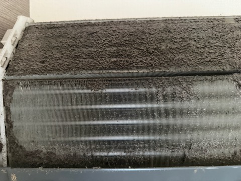 名古屋市緑区 大高 マンション　エアコンクリーニング Before